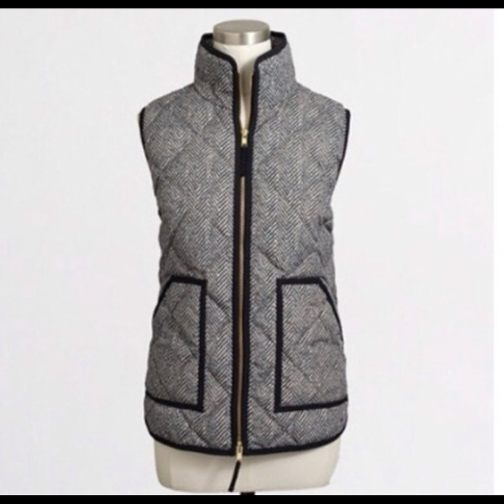 J. Crew Herringbone Vest